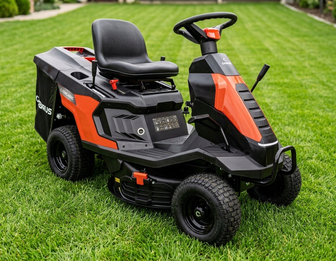 CEDRUS Garden Tractor Rider C-TRAC-65MC MAX 9 HP 65 cm With Basket 150 L 3in1 Packaging status original