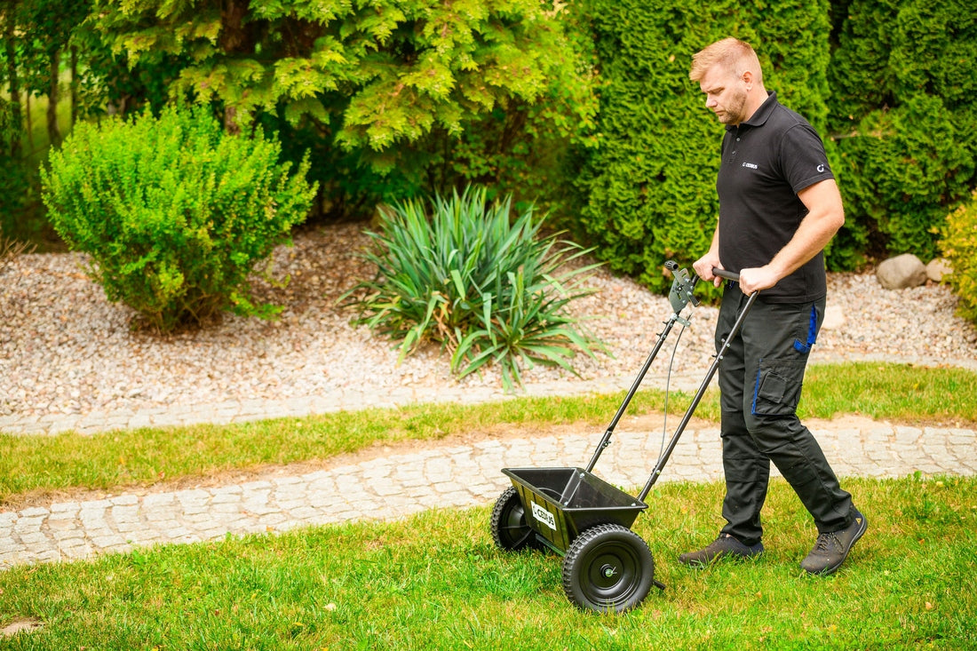 CEDRUS SP31516 SEEDER GARDEN SPREADER SAND SALT FERTILIZER SEEDS 60cm Capacity 27 l