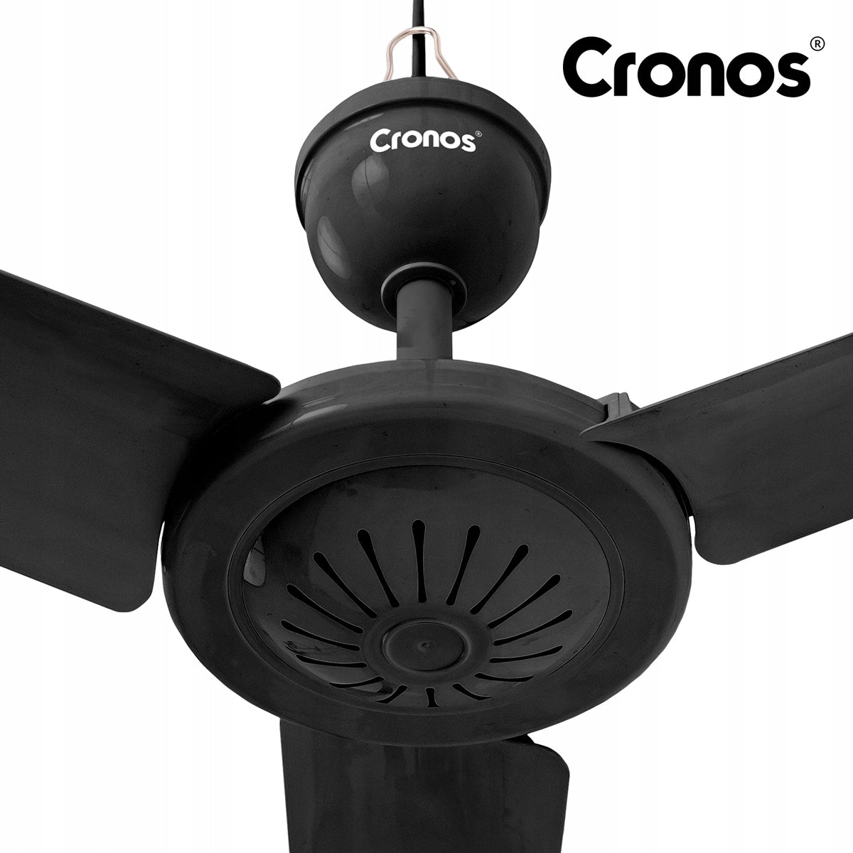 CEILING FAN WITH WINDMILL QUIET BLACK WINDMILL 90cm + PILOT TIMER Additional features energy-saving remote control included height adjustment adjustable height controlled with remote timer overheating protection remote control