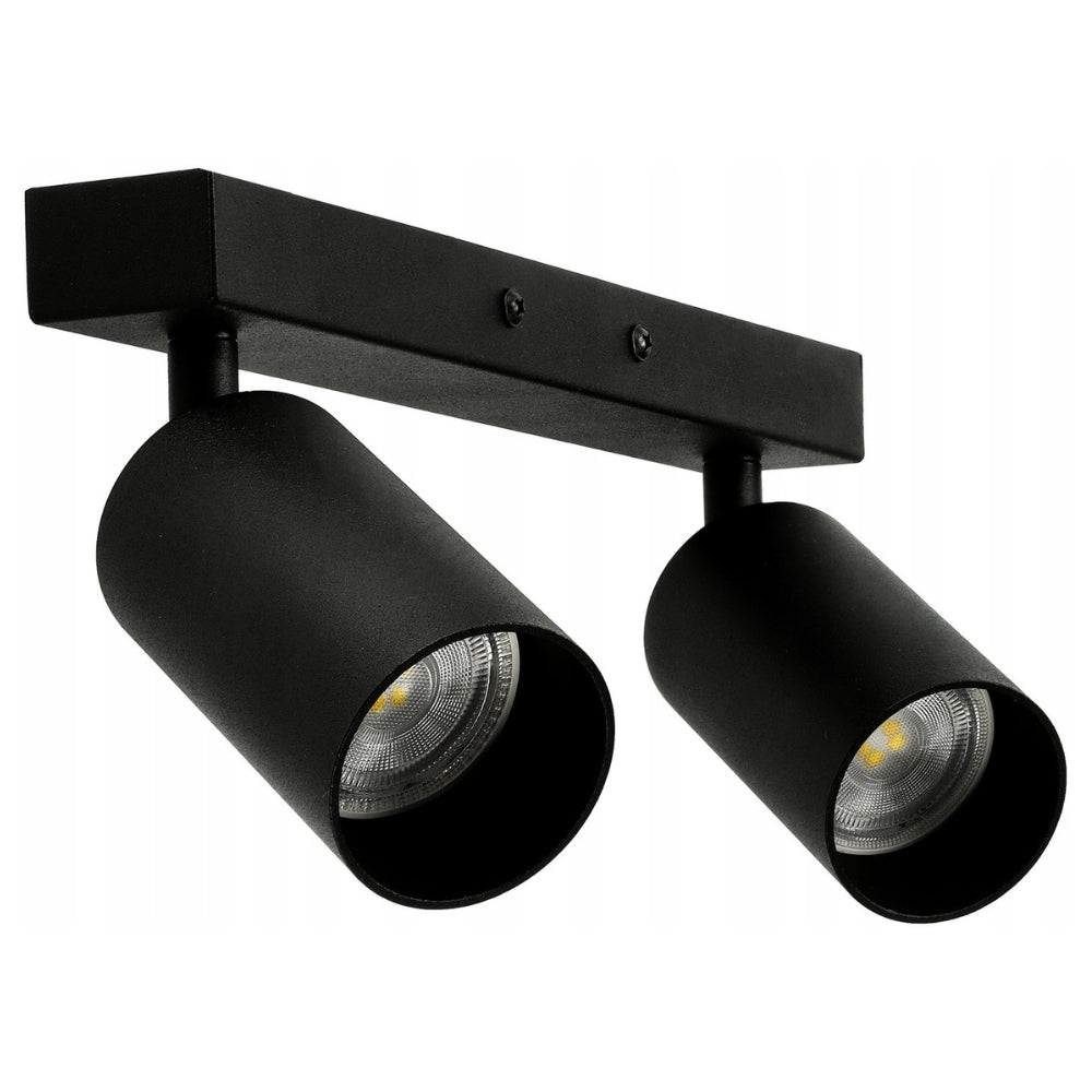 CEILING LAMP ADJUSTABLE WALL SCONCE SPOT MOVABLE GU10 DOUBLE