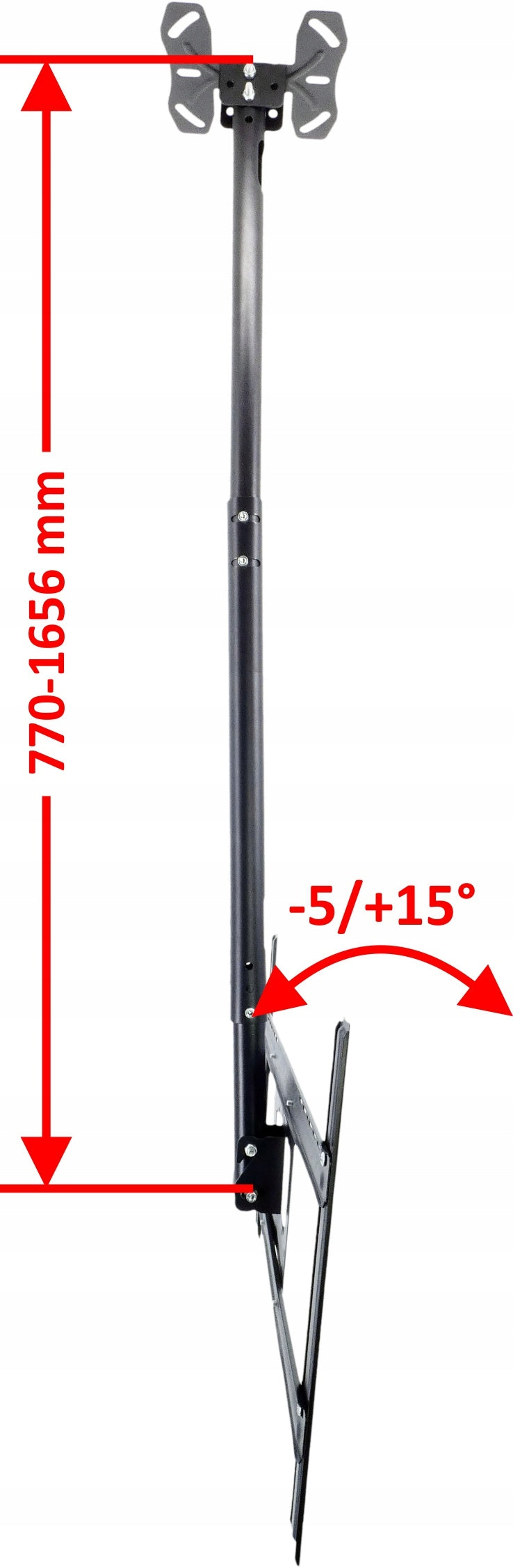 CEILING MOUNT TV HANGER 32-70 INCH UNIVERSAL SWIVEL Manufacturer code Model W3