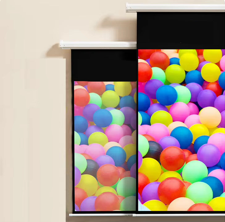 CEILING WALL PROJECTION SCREEN 100 INCH SEMI AUTOMATIC HANDHELD 16:9 Manufacturer code EVANDER EV-EP100-SEMI AUTO