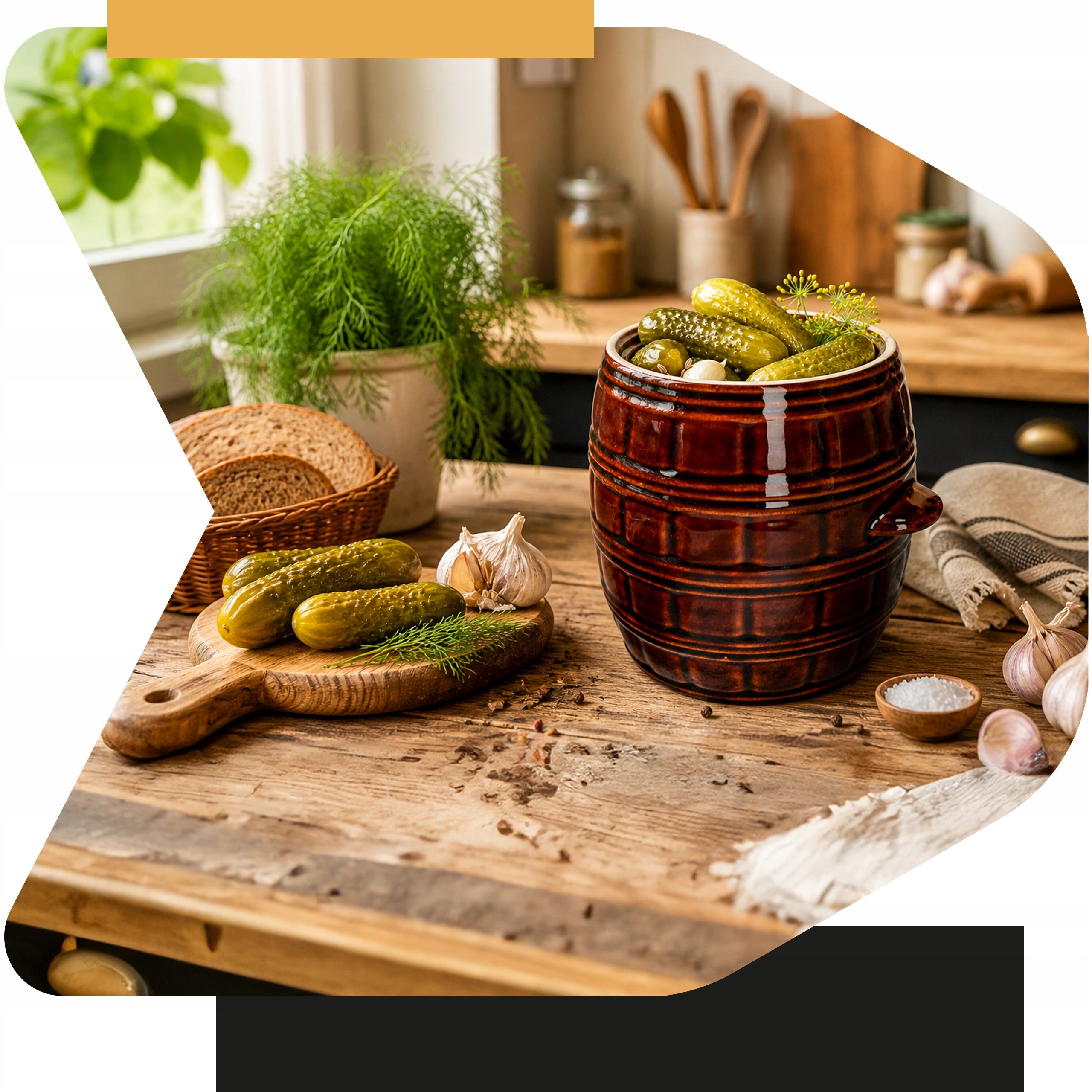 CERAMIC BARREL STONEWARE PICKLING POT 5L CABBAGE CUCUMBERS Capacity 5 l