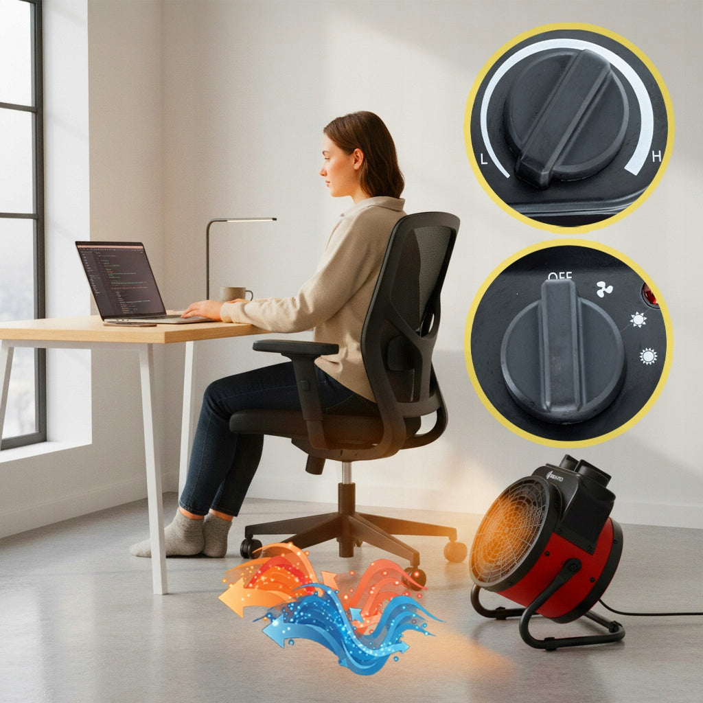 CERAMIC FAN HEATER 2000W HEATER APRON 2 LEVELS BOKATO EAN (GTIN) 5906228900960