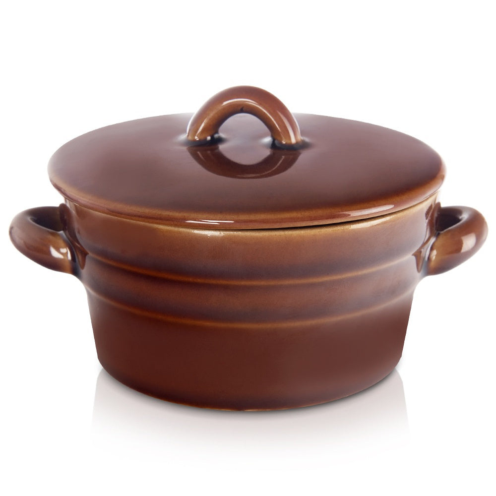 CERAMIC Kitchen Lard Pot Food Soup Bowl 340 ml