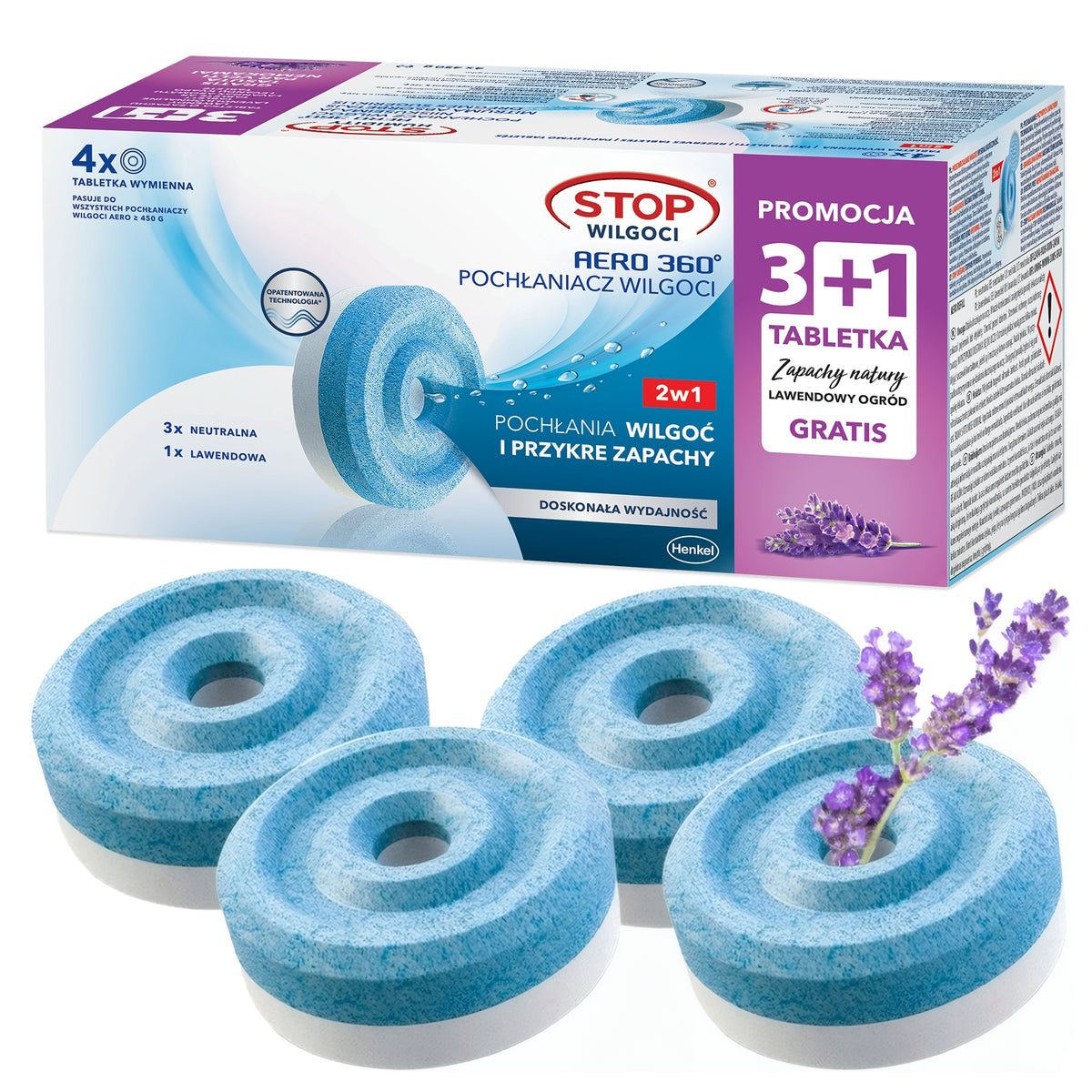 CERESIT MOISTURE ABSORBER DEVICE BLUE + 5 CARTRIDGES Brand no brand