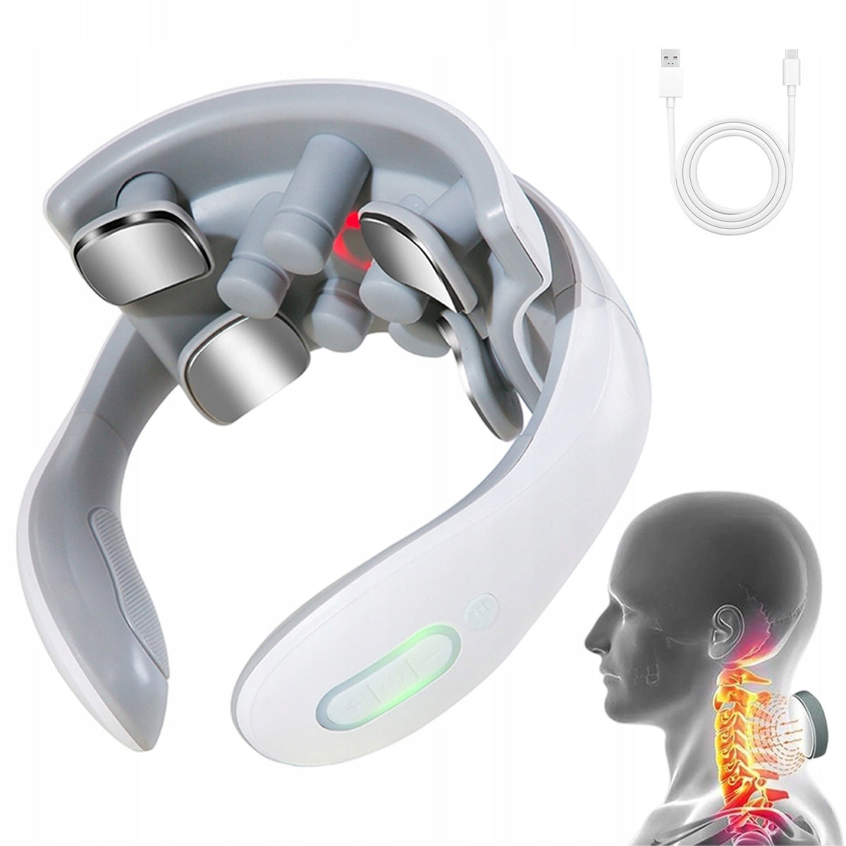 CERVICAL MASSAGER, 15-STAGE MASSAGER, CONSTANT TEMPERATURE HEATING