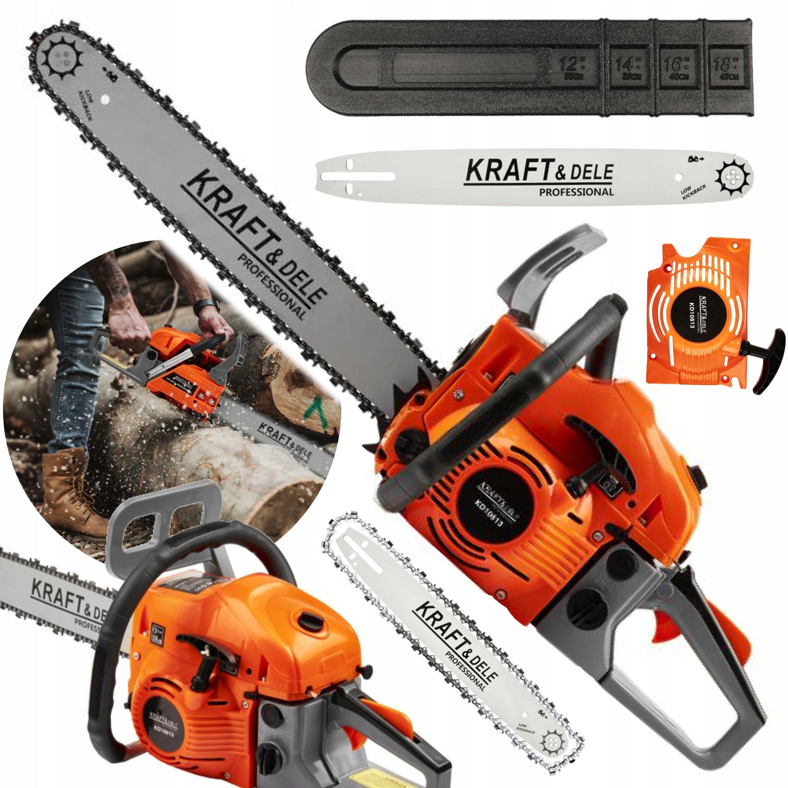 CHAINSAW 5,9km 2x chain/chain Strong XXL