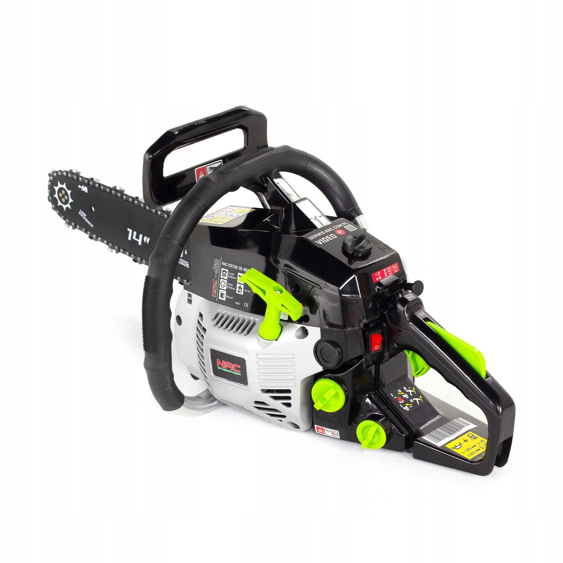 CHAINSAW DIESEL NAC CST38-35-06AC LIGHT CHAINSAW 1,77KM 35CM 1,3KW Manufacturer code CST38-35-06AC