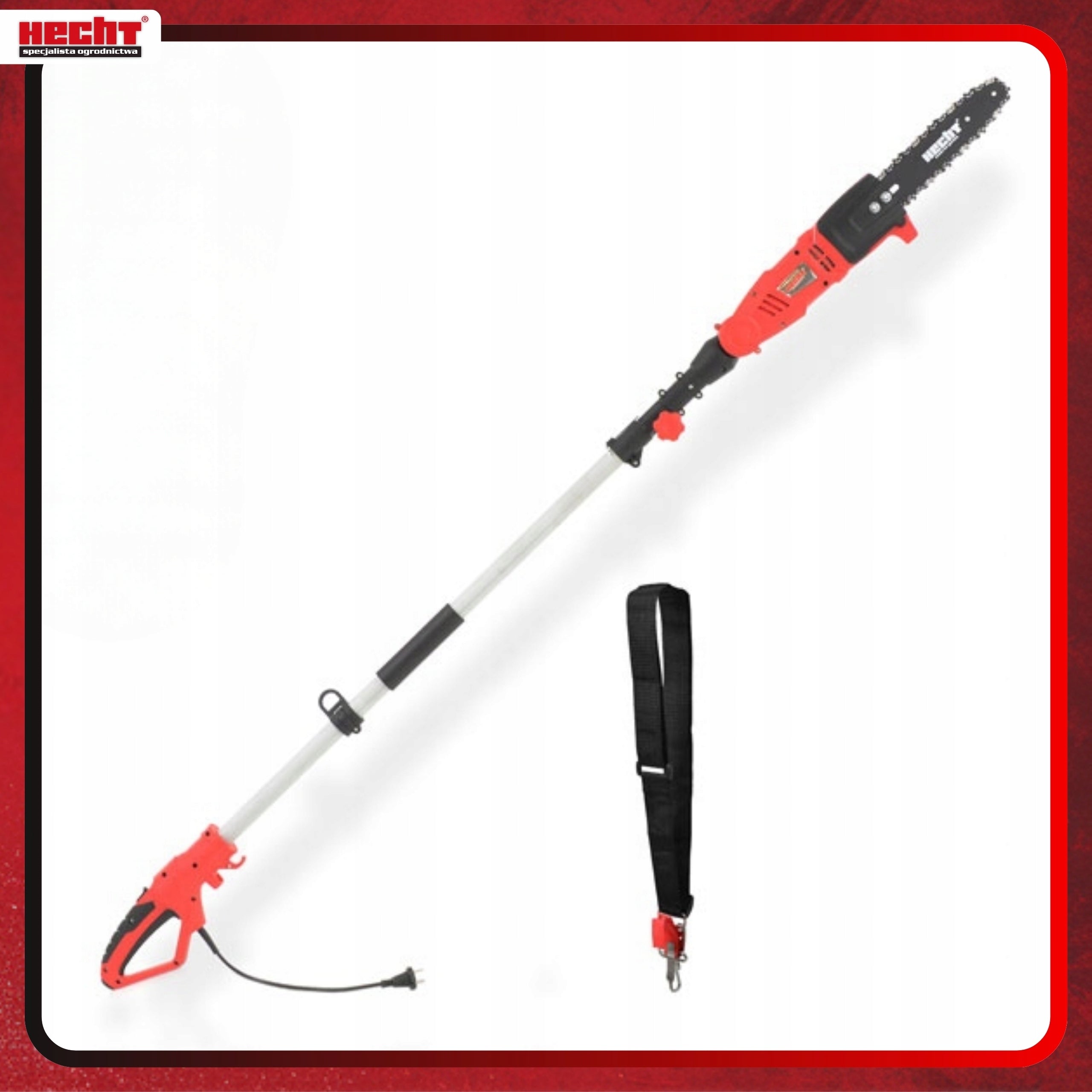 CHAINSAW ELECTRIC BOOM SAW HECHT 971W/9750 LENGTH 2-2,8M Power supply electric from mains