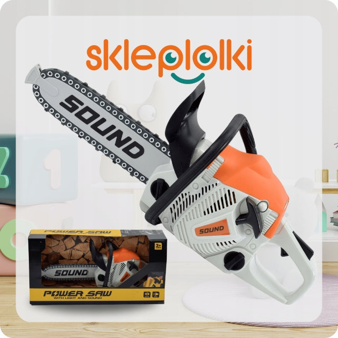 CHAINSAW FOR CHILDREN Toy Safe Saw with Movable Chain Tool type chainsaw