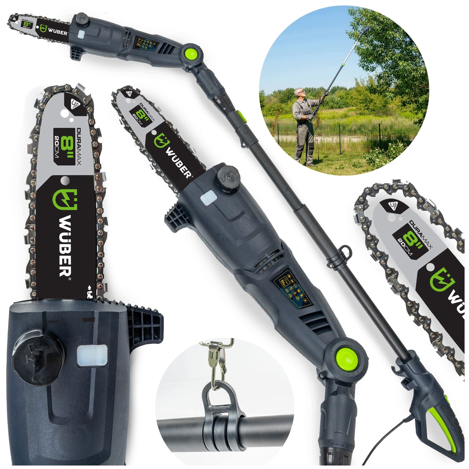 CHAINSAW ON BOOM 2,86M BRANCH CUTTER FOR BRANCH SDS