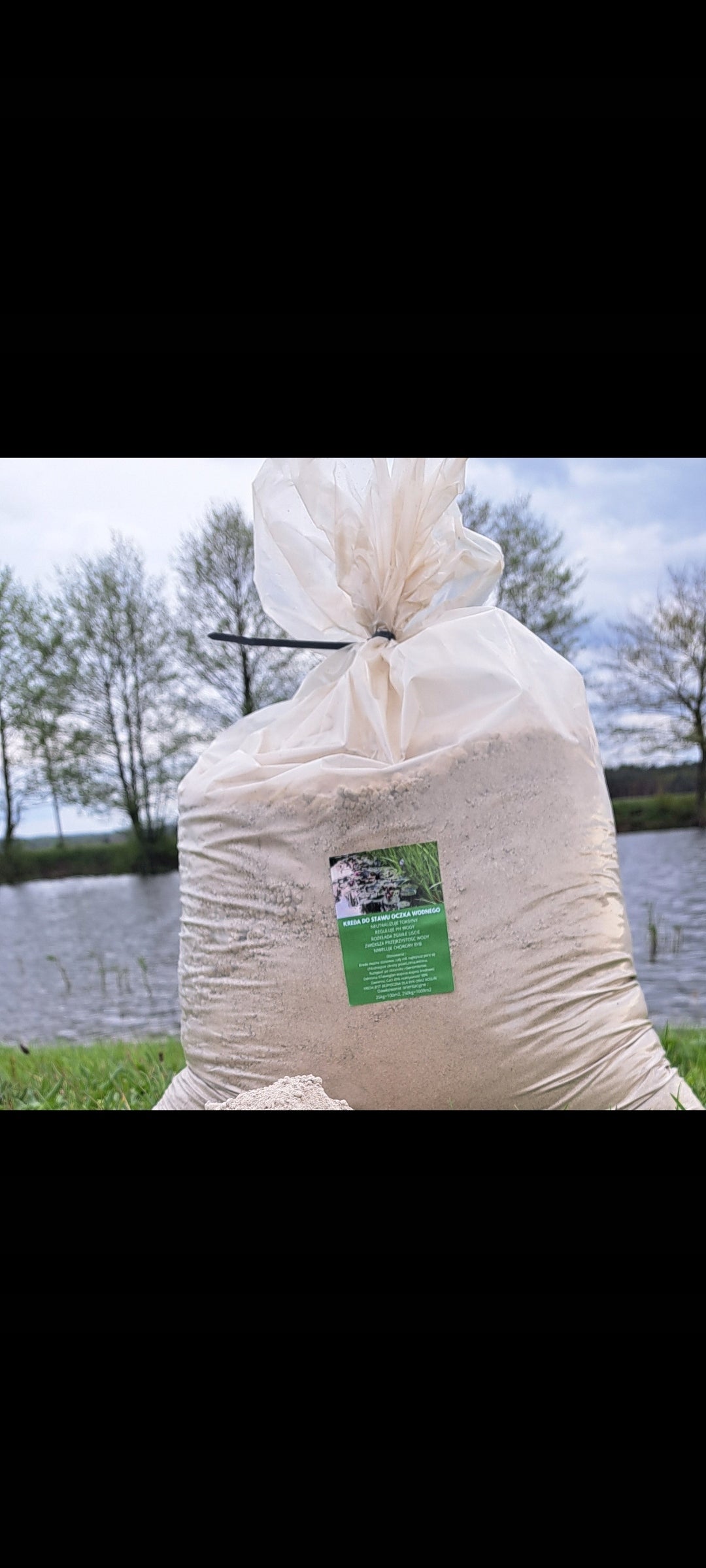 CHALK FOR POND WATER MESH Safe 10 kg organic Brand no brand