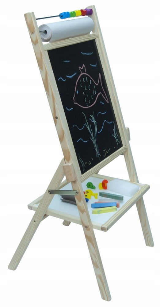 CHALKBOARD MAGNETIC DOUBLE-SIDED 4IN1 CHILDREN'S LEARNING SET FREEBIES Packaging status original