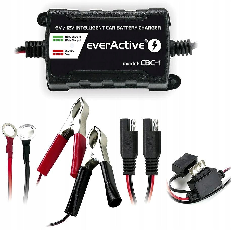 CHARGER RECTIFIER 6V/12V 1A everActive CBC-1