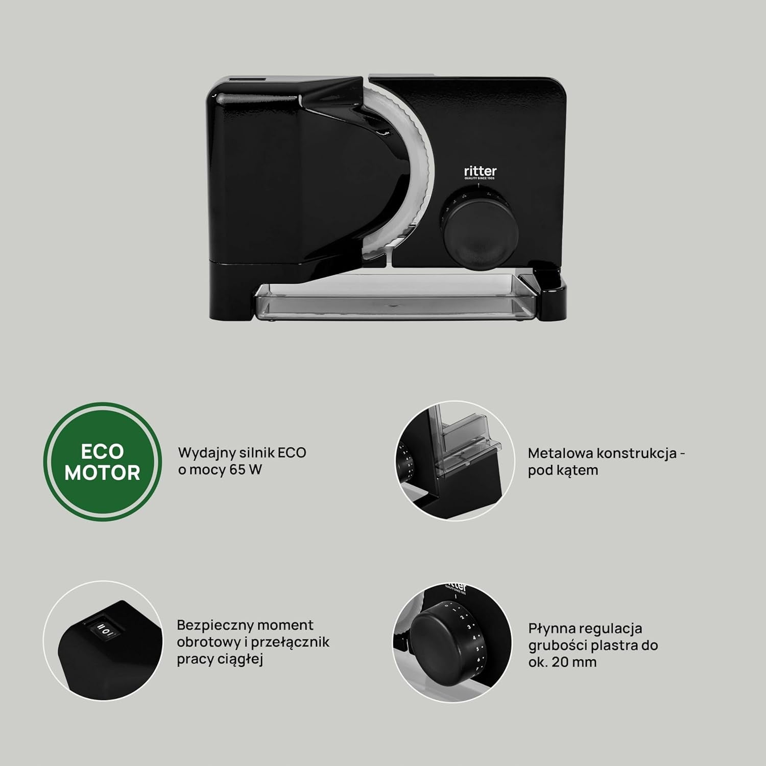 CHEESE HAM BREAD FOLDING SLICER UNIVERSAL HOME POWERFUL MOTOR Manufacturer code KRAJALNICA ELEKTRYCZNA SKŁADANA BEZPIECZNA