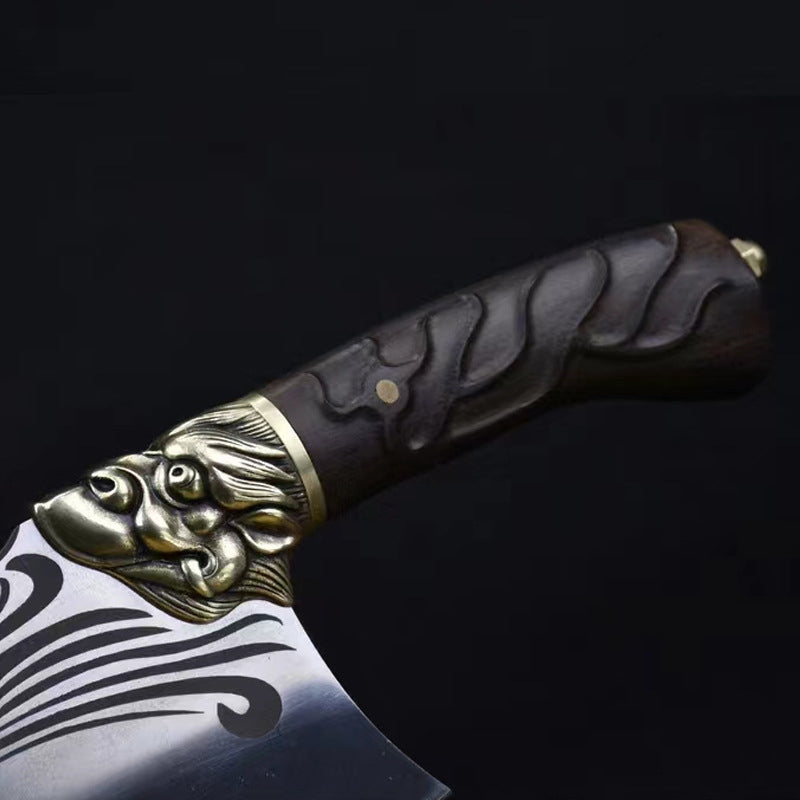 CHEF'S CLEAVER KNIFE CHINESE HAND FORGED AB52 Manufacturer code AB52