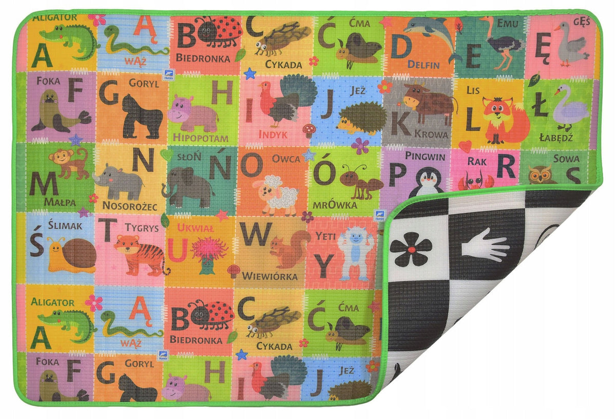 CHESSBOARD FOAM MAT Polish ALPHABET 150 x 100 CM THICK XL Manufacturer code ALM-50M-AS150100