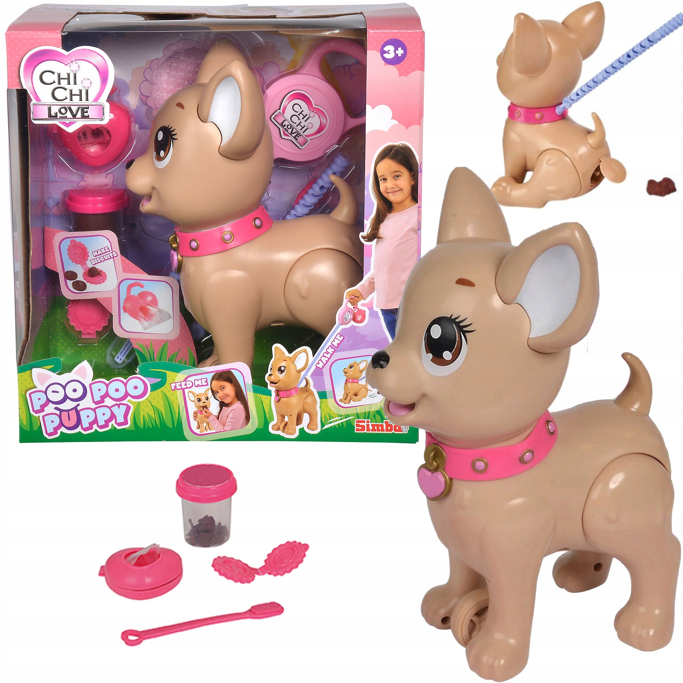CHI CHI LOVE POO POO PUPPY 30 cm - Interactive Plush Dog