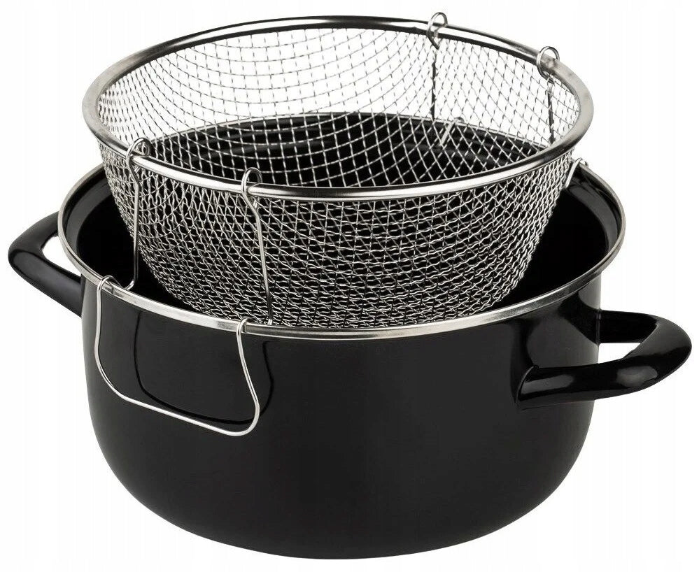 CHICKEN DONUT FRIES POT WITH STRAINER 4 L Packaging status original