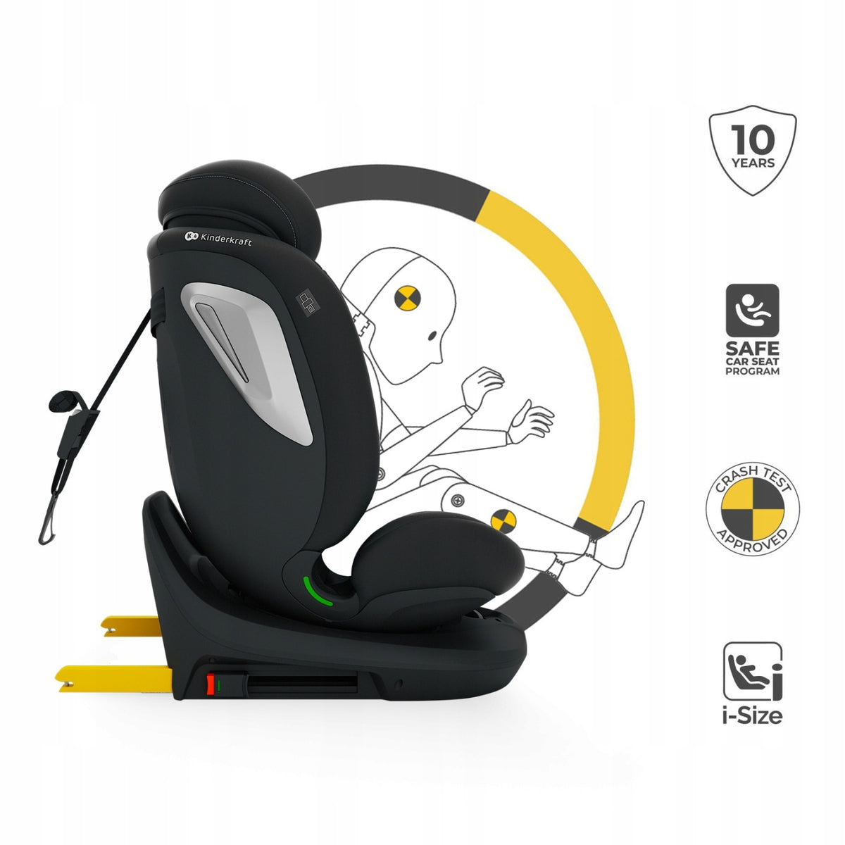 CHILD CAR SEAT 0 36 ISOFIX KINDERKRAFT I-GROW 2 Brand Kinderkraft