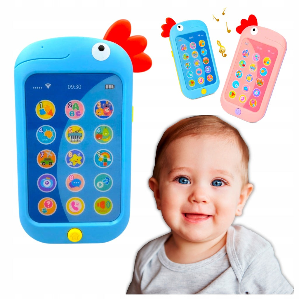 CHILD PHONE INTERACTIVE EDUCATIONAL SPEAKS in Polish SINGS SONGS Brand no brand
