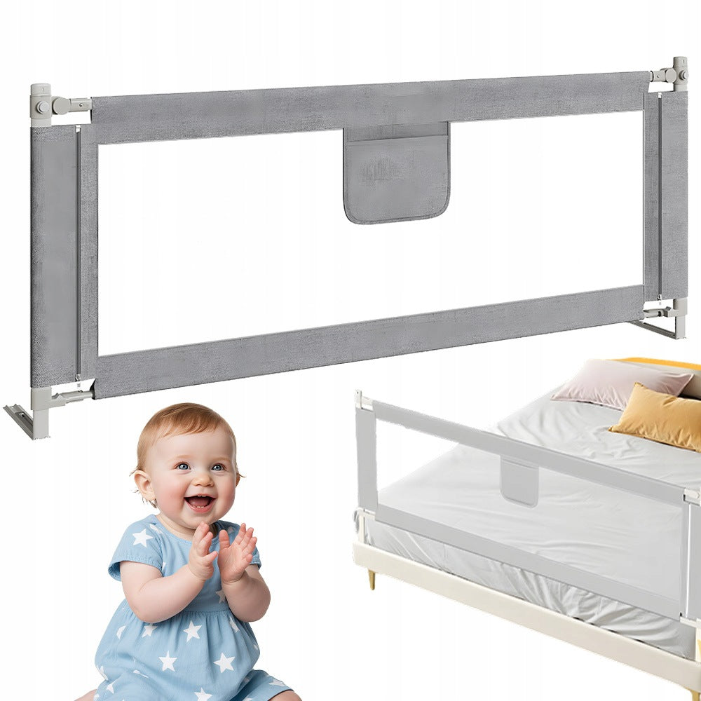 CHILD'S BED PROTECTION BARRIER 200 CM 68-100 CM FOLDING PROTECTION Packaging status original