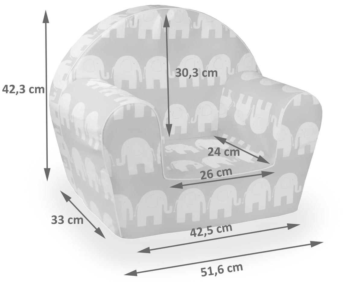 CHILD SEAT WITH FOAM CHAIR POUF FOR CHILDREN FUN GIFT Brand TEX-IM