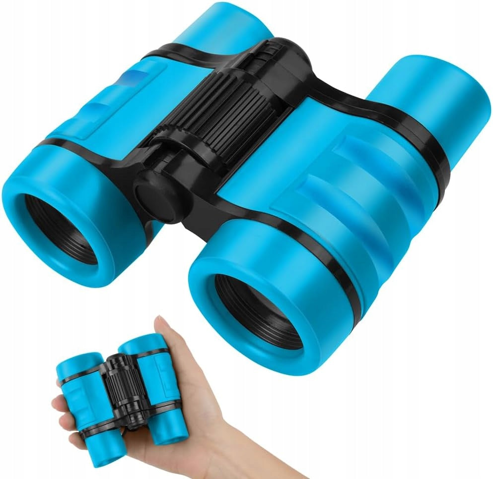 CHILDREN'S BINOCULARS GLASS OPTICS FOR HOLIDAYS BLUE