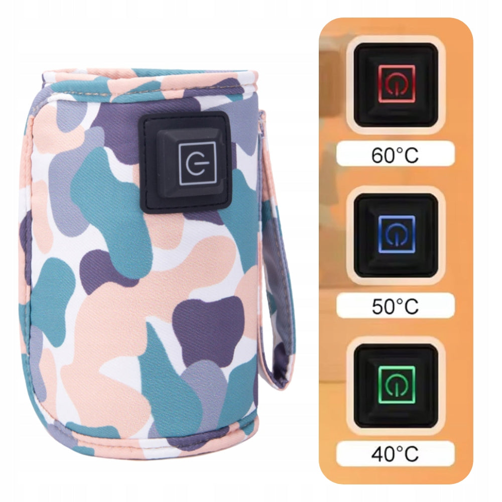 CHILDREN'S BOTTLE WARMER 3 USB TEMPERATURE CONTROL MODES Manufacturer code POKROWIEC PODGRZEWACZ BUTELEK DLA NIEMOWLĄT