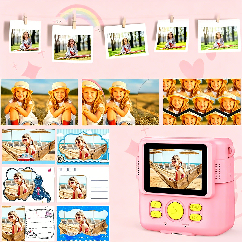 CHILDREN'S CAMERA 1080P HD + CARD 32GB SCREEN 2,4" BIRTHDAY GIFT Packaging status original