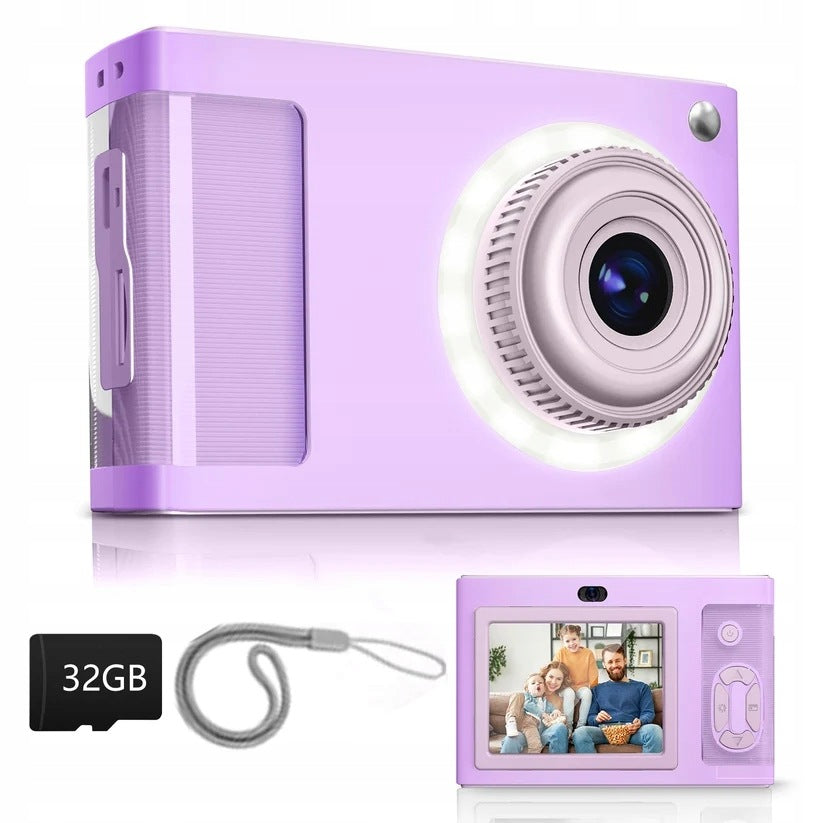 CHILDREN'S CAMERA ARNSSIEN Y2 DIGITAL SELFIE LED CAMERA 1080P