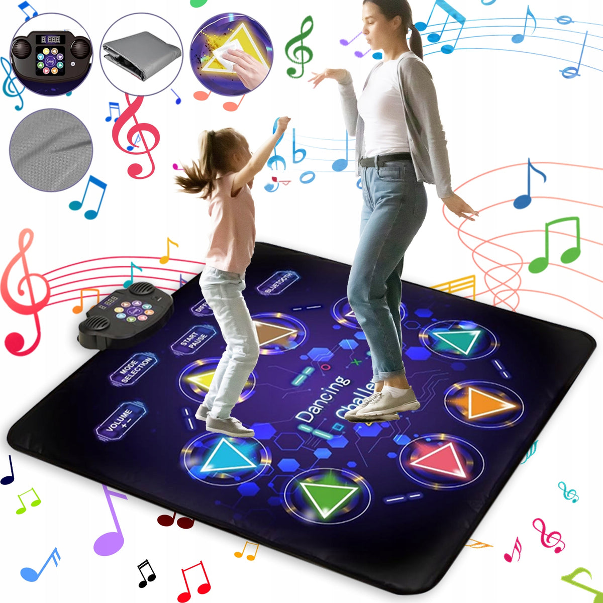 CHILDREN'S DANCE MAT, CHILDREN'S TOY, BLUETOOTH DANCE MAT