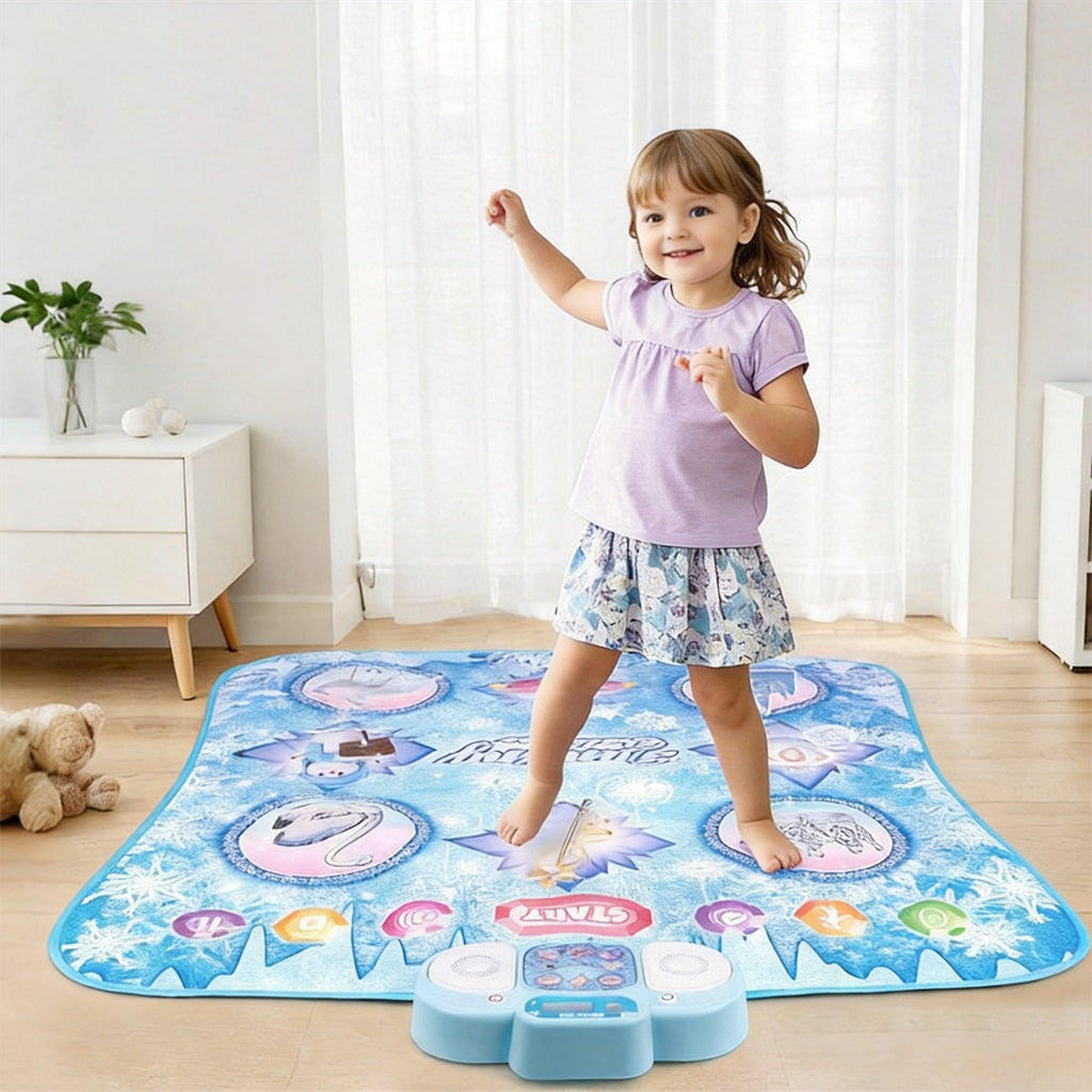 CHILDREN'S DANCE MAT INTERACTIVE FAIRY SNOW FOR GIRLS Brand LEAN Toys