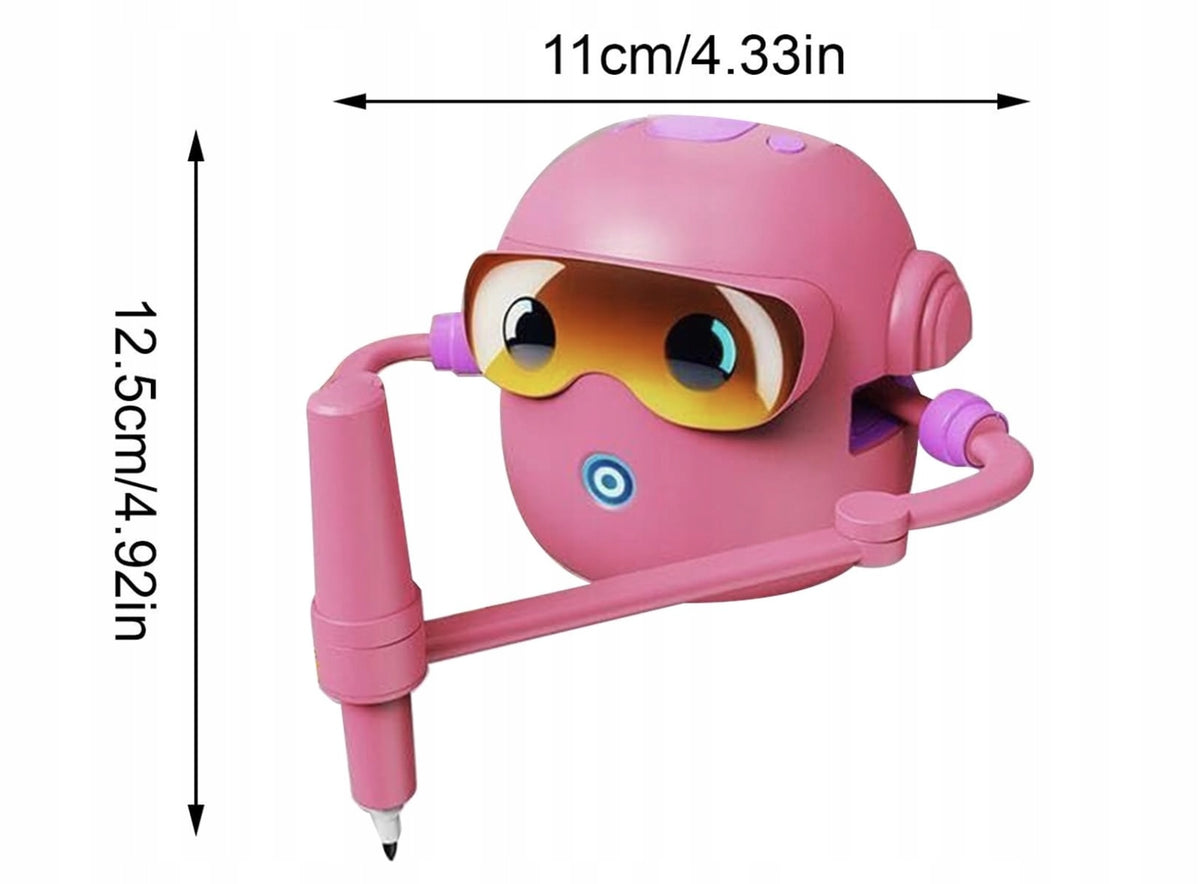 CHILDREN'S DRAWING ROBOT TOY WITH RECHARGEABLE BATTERY 100 EDUCATIONAL CARDS Packaging status original