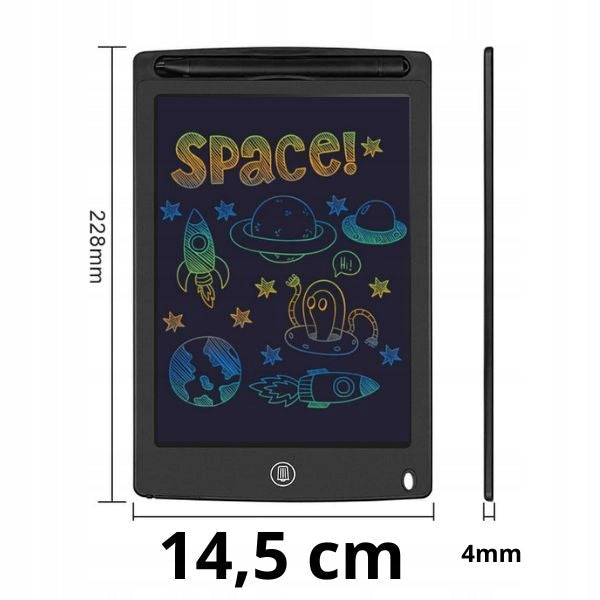 CHILDREN'S GRAPHIC DRAWING TABLET 8,5 INCH MAGIC DRAWING BOARD NOTEBOOK + STYLUS Packaging status original