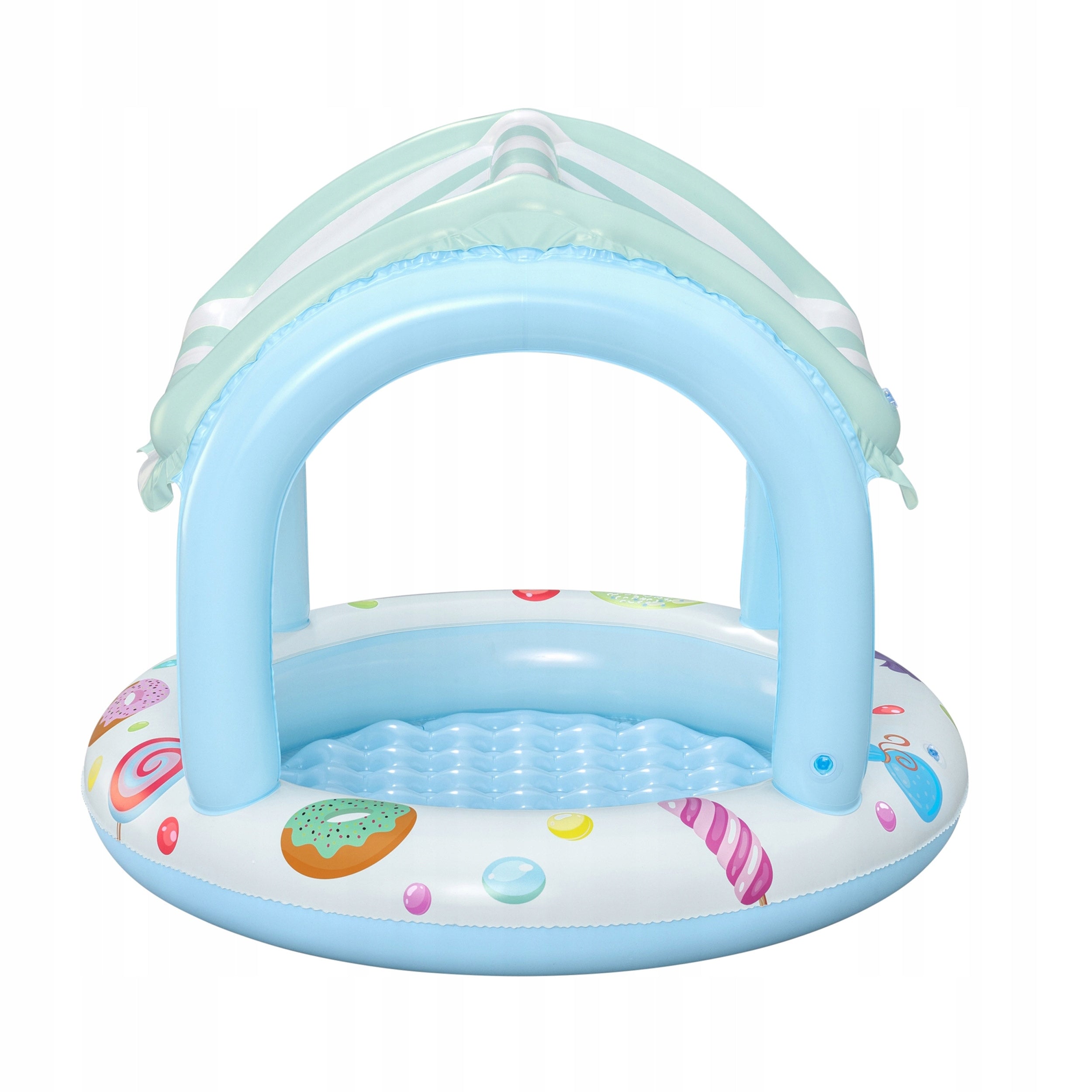 CHILDREN'S INFLATABLE POOL FOR GARDEN FOR HOLIDAY WITH CANDY CANOPY COTTAGE Length 104 cm