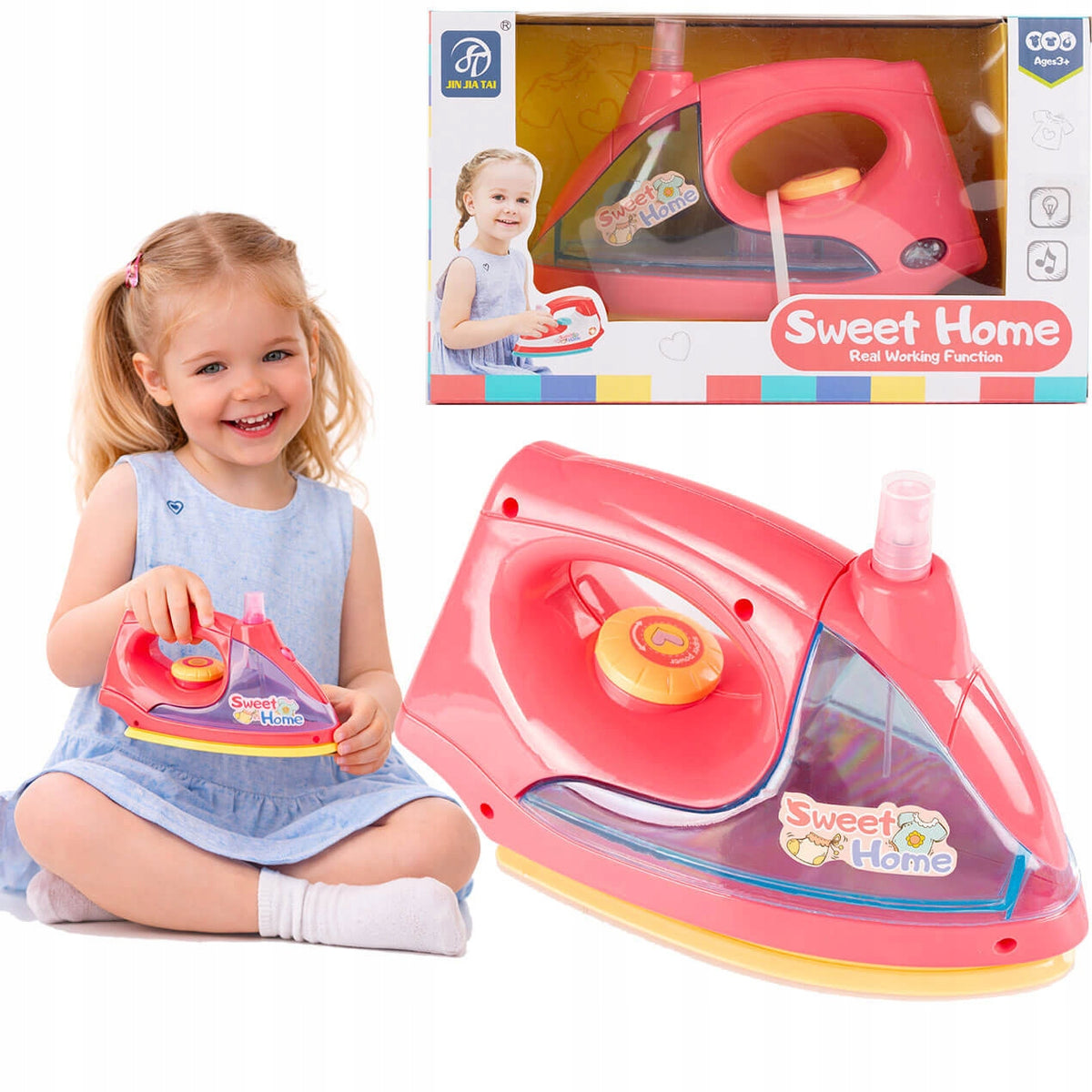 CHILDREN'S IRON WITH WASHER AND SOUND 3+