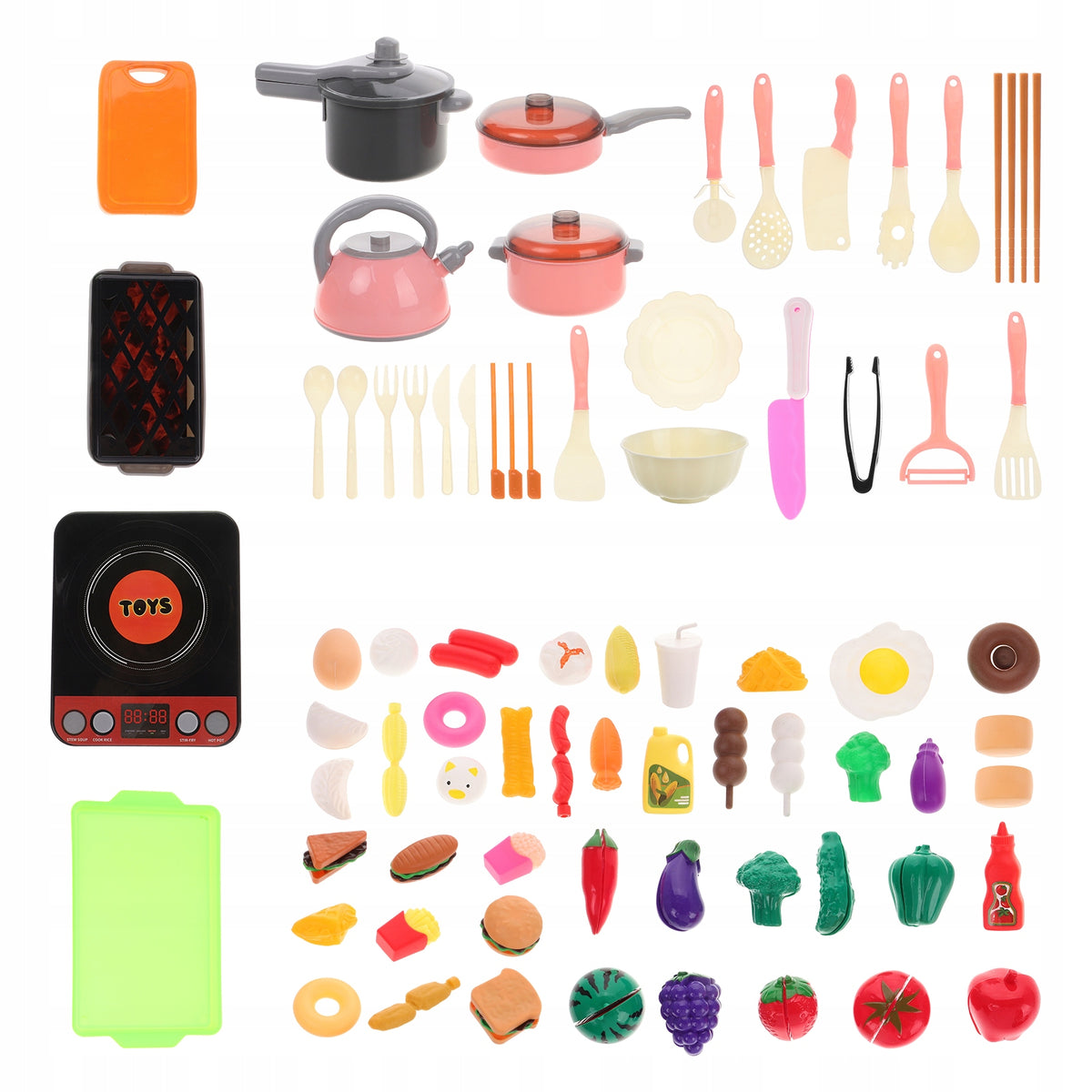 CHILDREN'S KITCHEN TOYS PLAY SET BAKING FOOD FOR CHILDREN