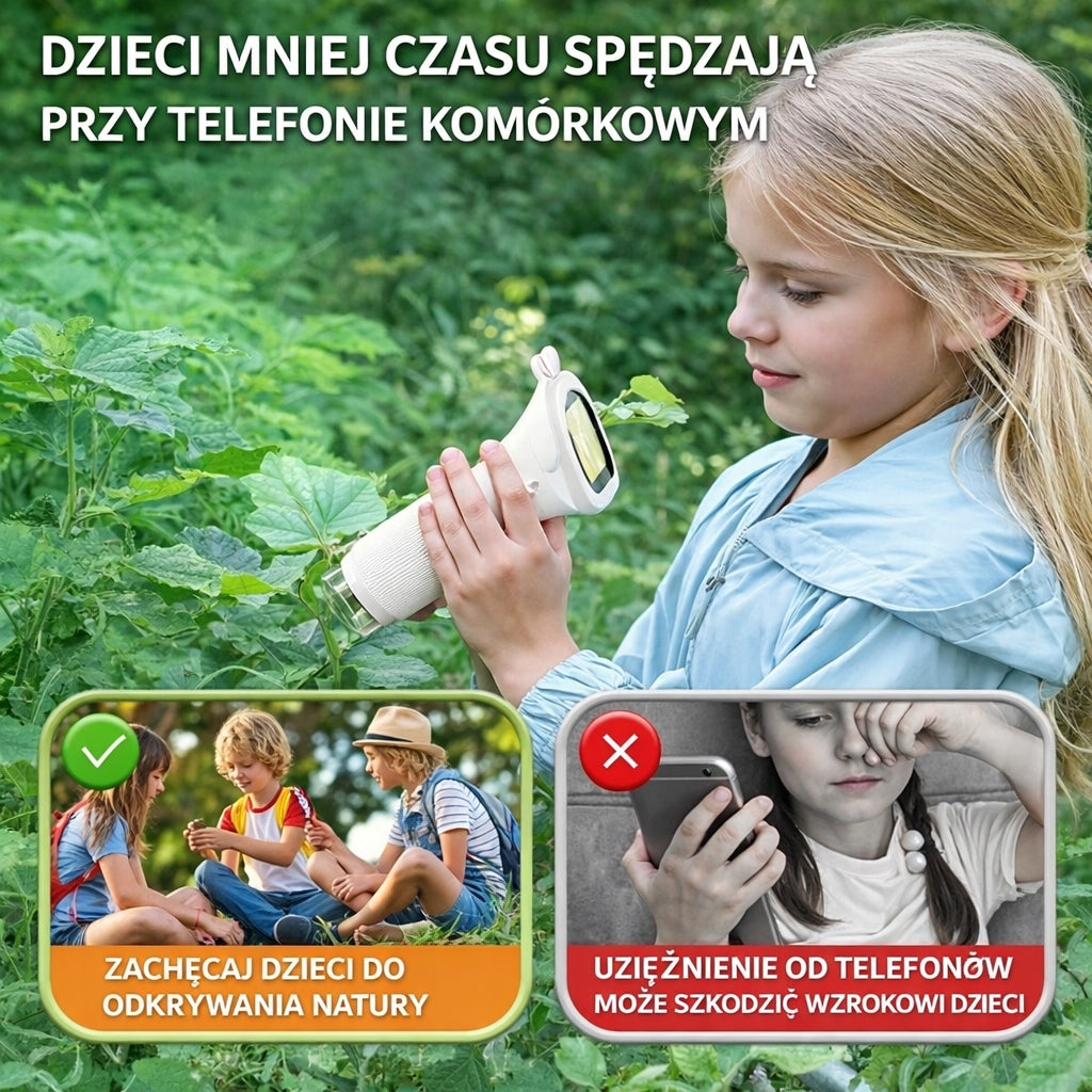 CHILDREN'S MICROSCOPE DIGITAL EDUCATIONAL SET LED TOY SUPER GIFT Packaging status original