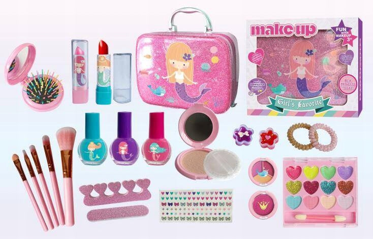 CHILDREN'S PAINTING SET CHEST CASKET MERMAID GIFT EASTER Brand MalPlay