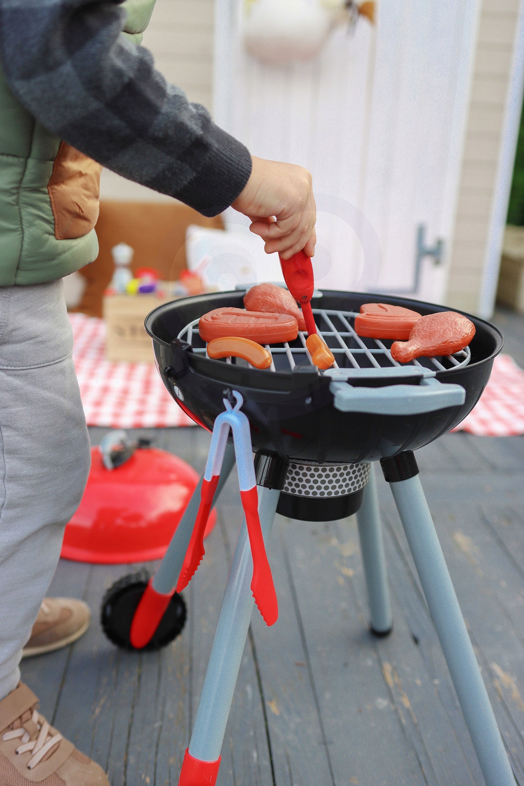 CHILDREN'S PLAY GRILL GARDEN SOUND LIGHT KITCHEN ACCESSORIES WOOPIE Manufacturer code 44213