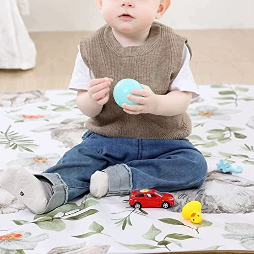 CHILDREN'S PLAY MAT RABBIT PATTERN 130X130CM FOLDABLE PORTABLE Kid's age 0+