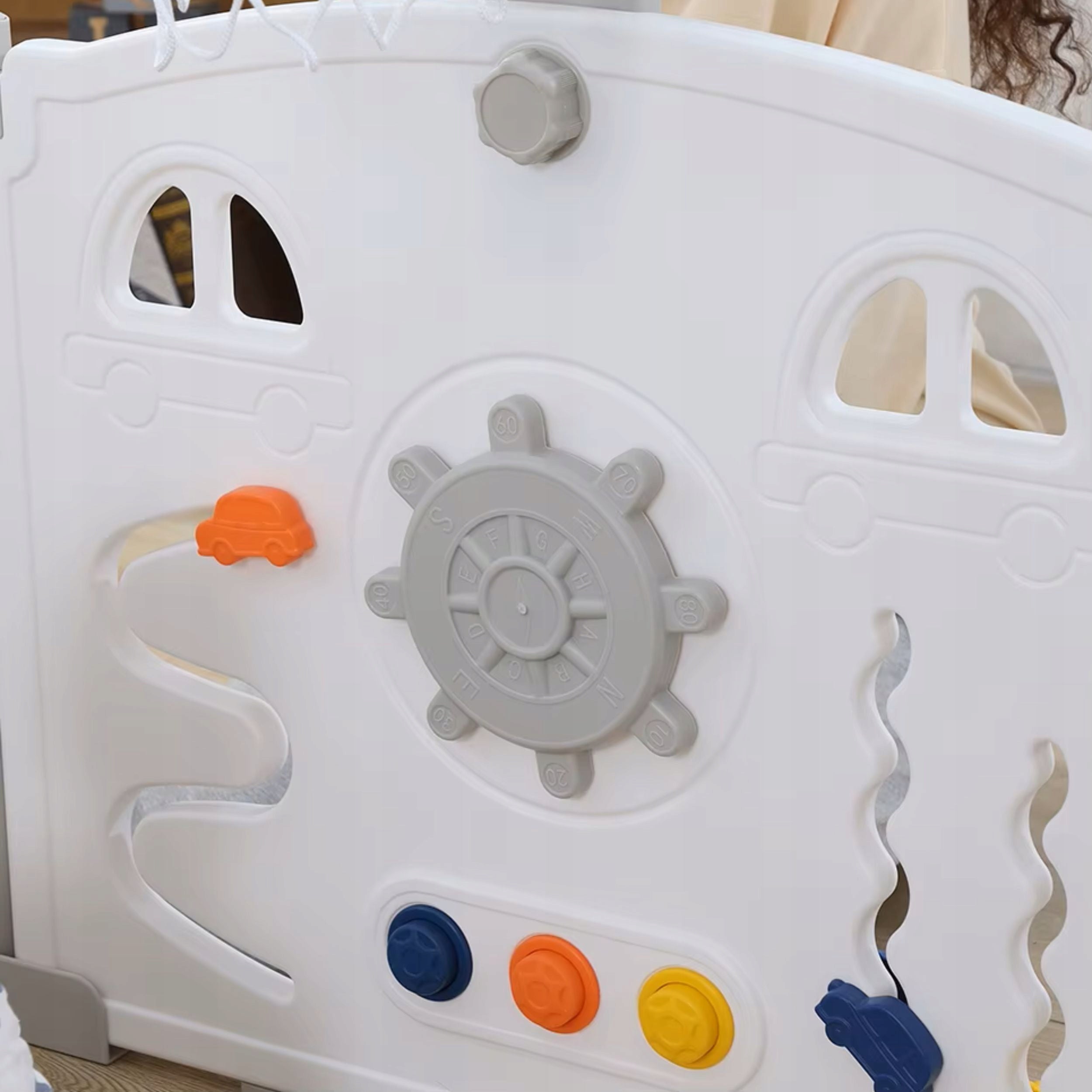 CHILDREN'S PLAYPEN FOLDING SQUARE TOYS FOR CHILDREN DRY POOL + 50 BALLS Brand no brand