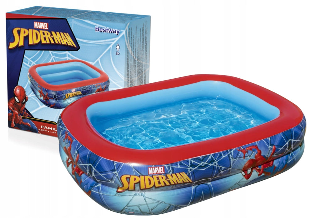 CHILDREN'S POOL INFLATABLE GARDEN SHOWER TRAY FAMILY Spider-Man BESTWAY >