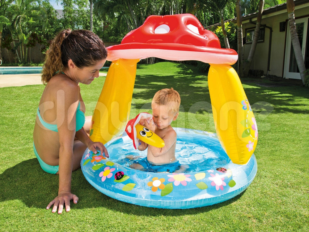 CHILDREN'S POOL INFLATABLE GARDEN SHOWER TRAY INTEX Muchomor 102 x 89 cm > Brand Intex