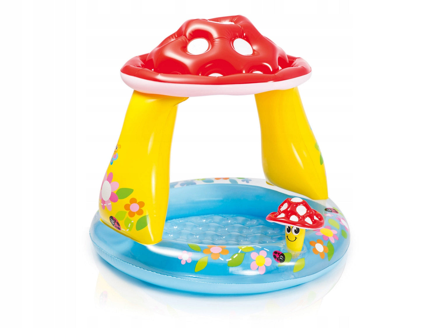 CHILDREN'S POOL INFLATABLE GARDEN SHOWER TRAY INTEX Muchomor 102 x 89 cm >