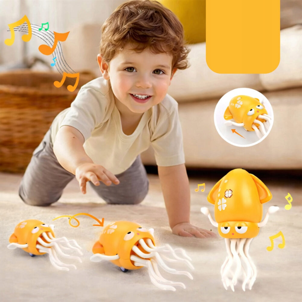 CHILDREN'S TOY ESCAPING OCTOPUS DANCING WITH LIGHT EFFECTS Manufacturer code 5908069700310