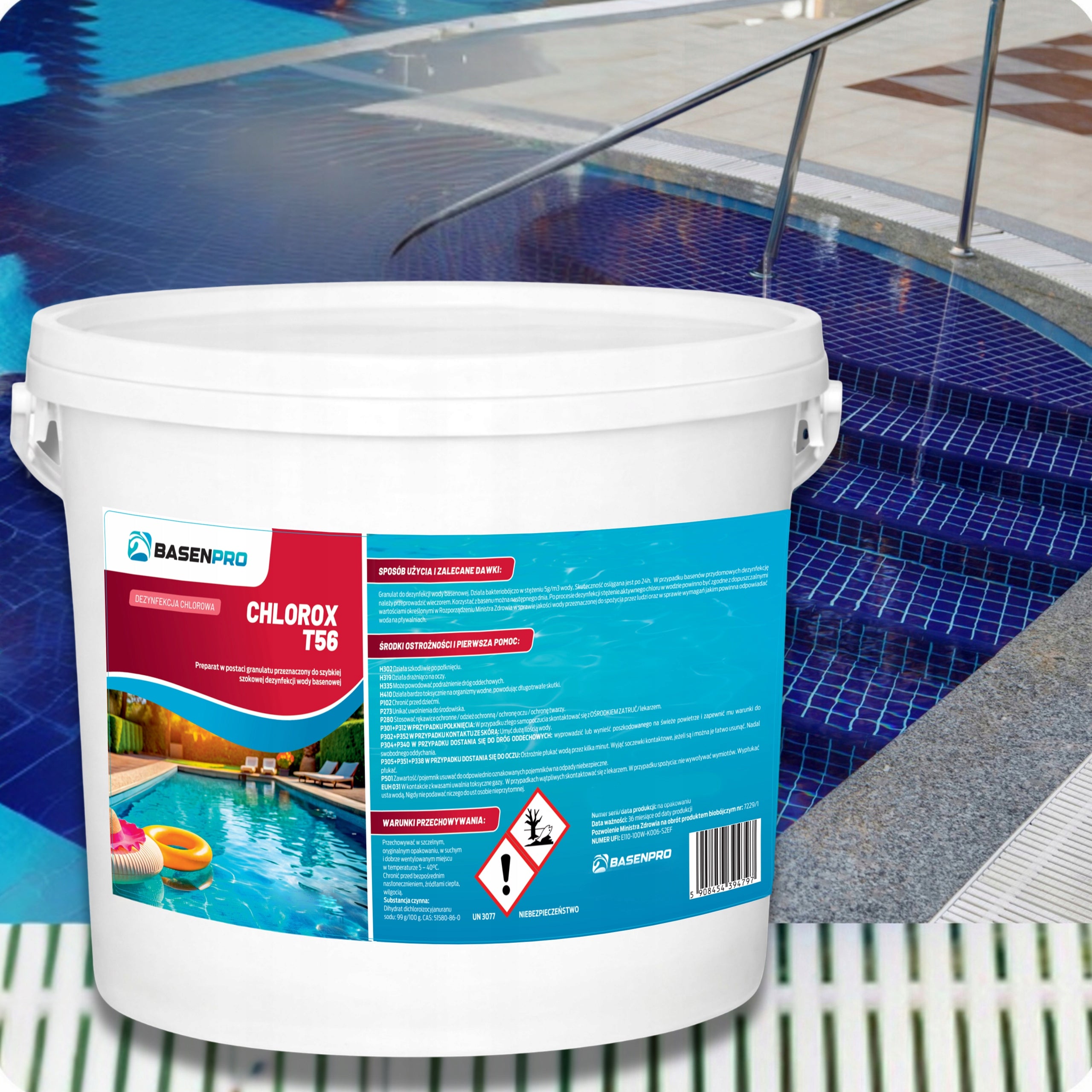 CHLORINE POOL SHOCK GRANULES POOL CHEMISTRY POOL DISPENSION 5KG Kind chlorine