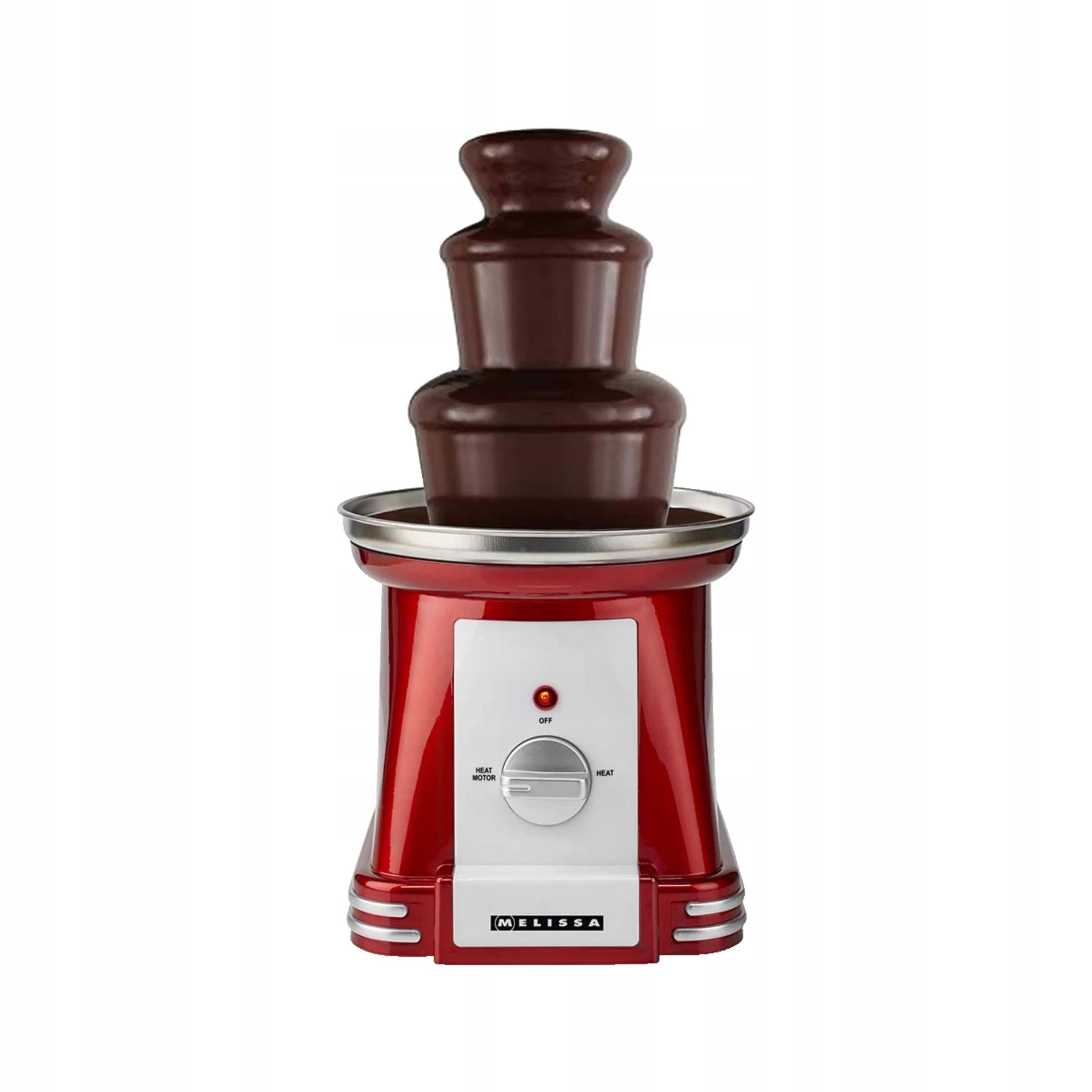 CHOCOLATE FOUNTAIN FOR CHOCOLATE RETRO DESSERTS 90W 32CM 3 LEVELS FONDUE Packaging status original